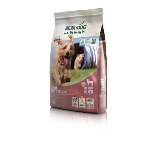 غذای خشک سگ نژاد کوچک با دستگاه گوارش حساس بوی داگ/ 3 کیلویی/ BEWI DOG mini sensitive